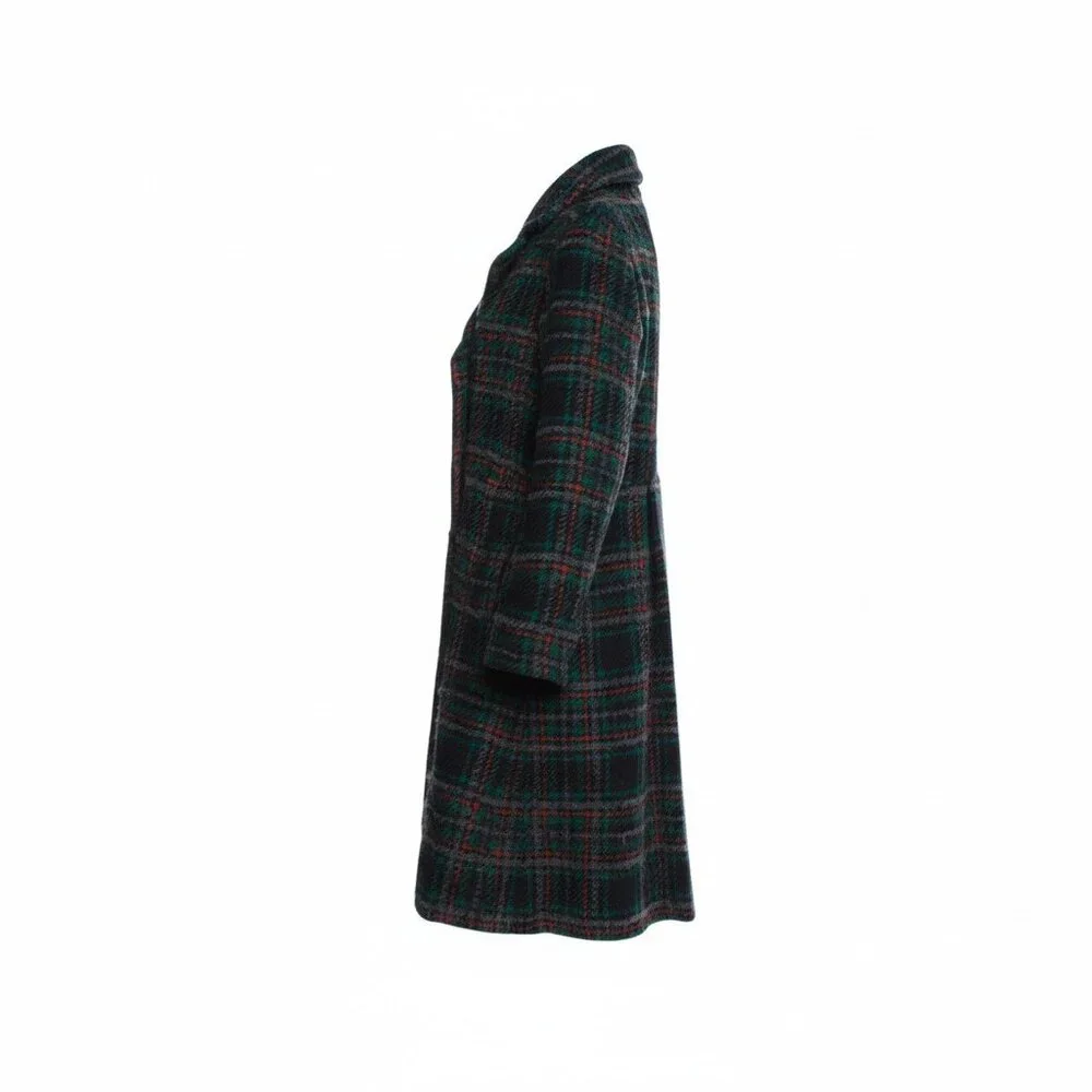 Marc Jacobs Coat Authentic Rare Plaid Wool Tweed Double-Breasted EUC - Picture 3 of 8